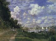 Claude Monet The Marina at Argenteuil oil painting artist